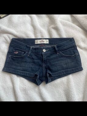 Y2K Mini Lowrise Hollister Dark Wash Denim Women’s Shorts